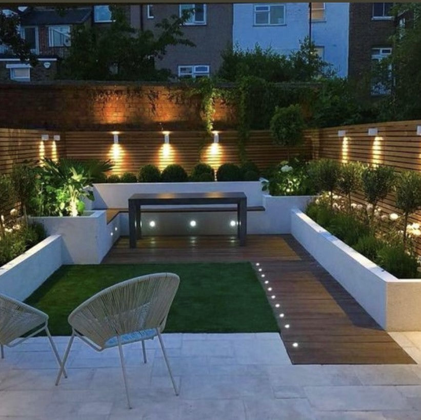 Myah inground lights provide a sophisticated approach to outdoor illumination, with the potential to highlight pathways, al fresco areas, and stairs for a handsome aesthetic.