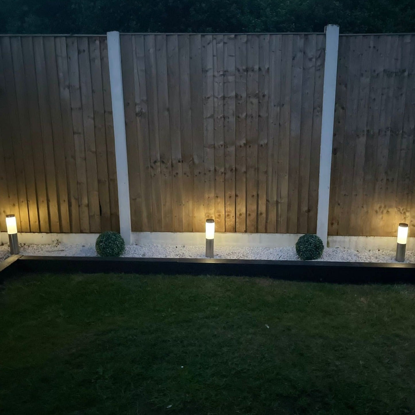 Our Aster 45 cm post light looks great in modern settings. The Aster post light has a simple round design and its stainless steel is complemented by an opal polycarbonate diffuser. This post light is perfect for any outdoor space wanting light and security such as gardens, driveways, workspaces, pubs and hotels.