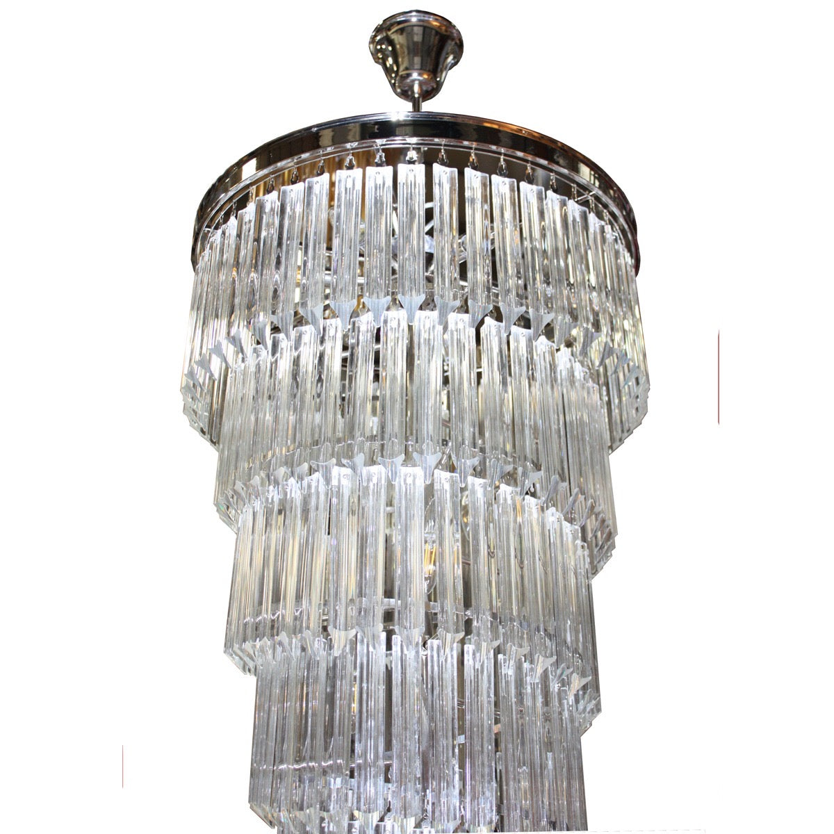 CGC SKYLAR Grande Crystal Spiral Chandelier