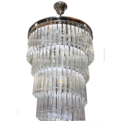 CGC SKYLAR Grande Crystal Spiral Chandelier