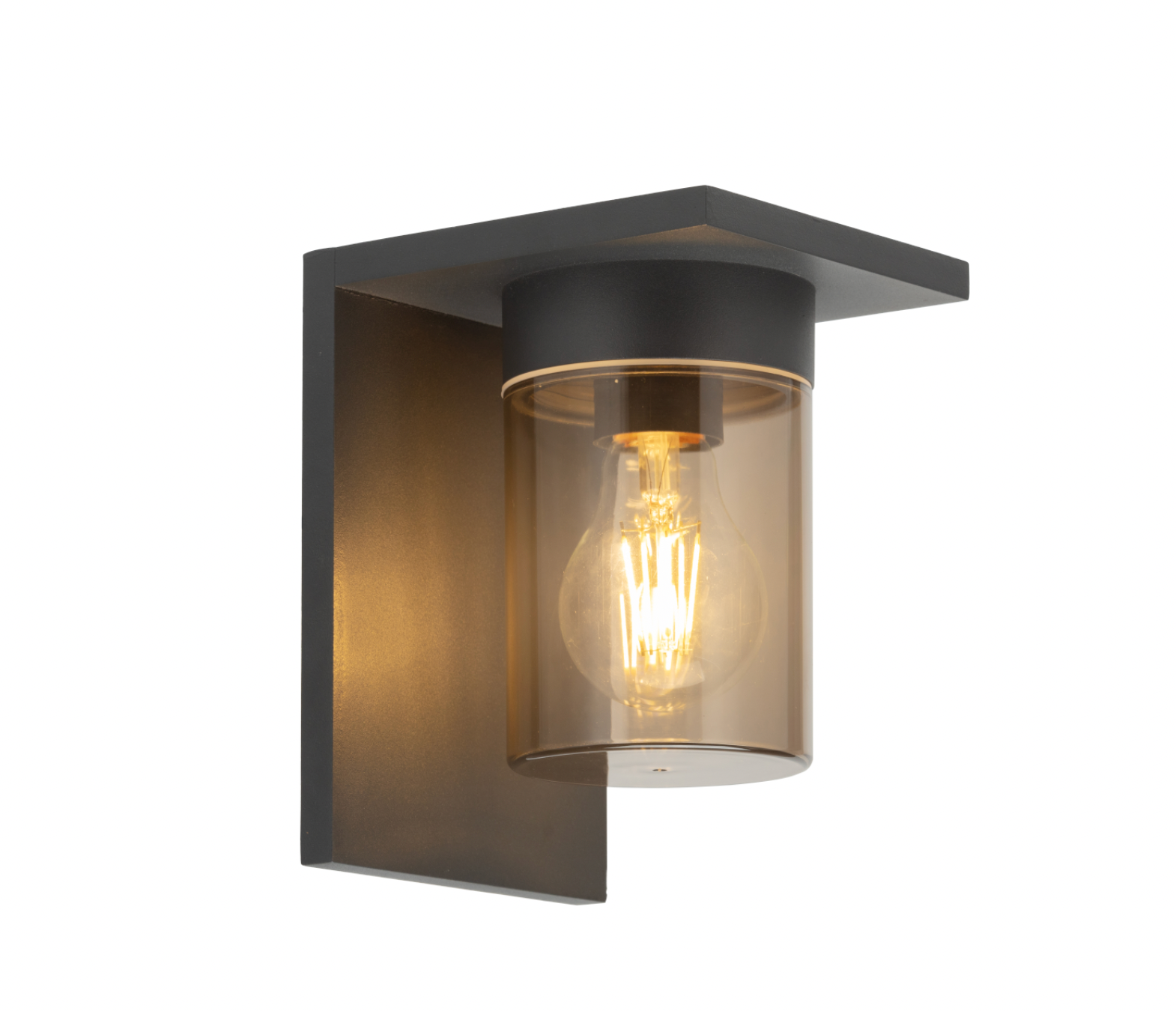 If you’re looking for a modern take on a traditional outdoor wall light, this&nbsp;anthracite wall light is perfect for adding style and protection for your home. This classic design with a contemporary twist, styled with a metal square shape and fitted with a smoked cylinder diffuser that allow the light to shine effectively