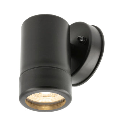 Our Valentine black outdoor single spot wall light would look perfect in a modern or more traditional home design. Outside wall lights can provide atmospheric light in your garden, at the front door or on the terrace as well as a great security solution. It is designed for durability and longevity with its robust material producing a fully weatherproof and water resistant light fitting