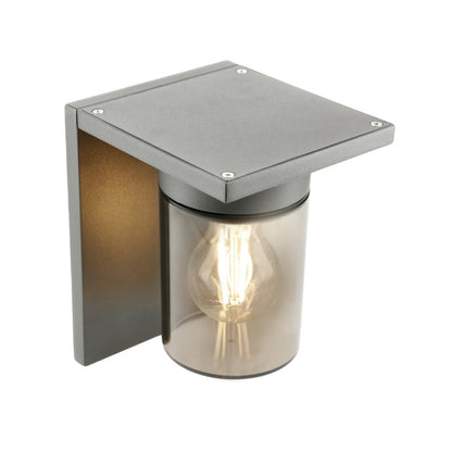 If you’re looking for a modern take on a traditional outdoor wall light, this&nbsp;anthracite wall light is perfect for adding style and protection for your home. This classic design with a contemporary twist, styled with a metal square shape and fitted with a smoked cylinder diffuser that allow the light to shine effectively