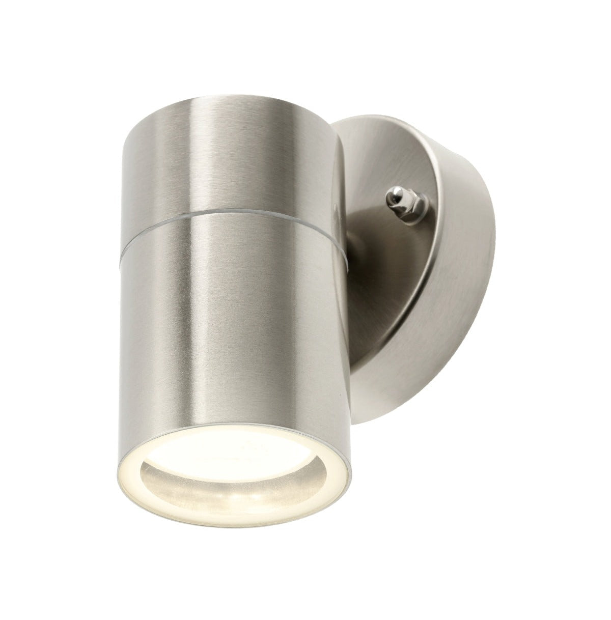 Our Alesha outdoor single down light is modern and stylish in its appearance.  It comes in a cylinder design mounted on a circular back plate. It is designed for durability and longevity with its robust material producing a fully weatherproof and water resistant light fitting