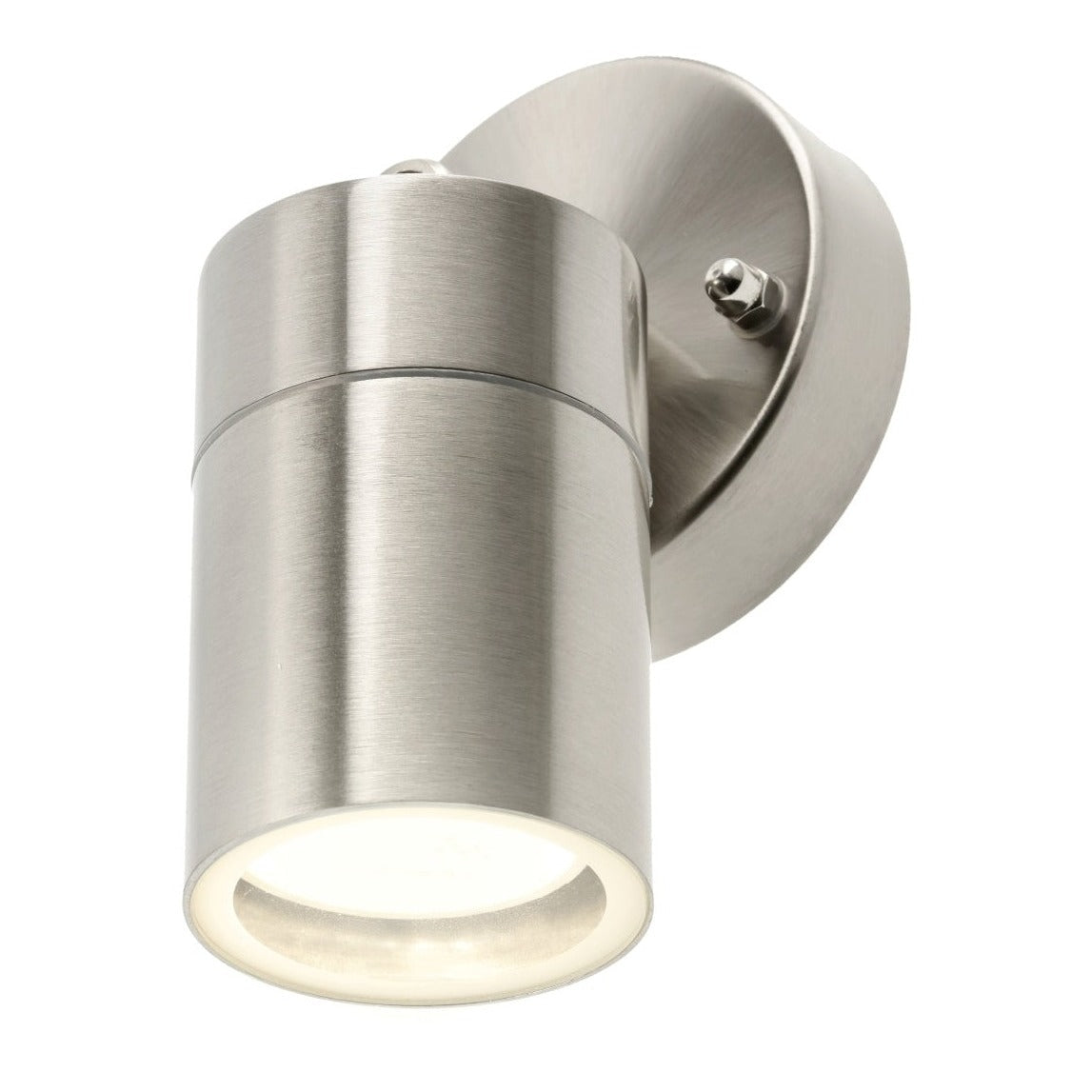 The Alesha outdoor adjustable single spotlight has a sleek brushed stainless steel finish and offers a stunning designer look at an affordable price. Other colour options are available. The light can be adjusted for a desired look.