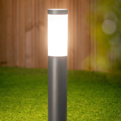 Our Rome dark anthracite grey outdoor post light would look perfect in a modern or more traditional home design. Outside post lights can provide atmospheric light in your garden, at the front door or on the terrace as well as a great security solution. It is designed for durability and longevity with its robust material producing a fully weatherproof and water resistant light fitting.