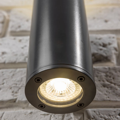 Our Sherri dark grey cylinder up and down wall light would look perfect in a modern or more traditional home design. Outside lights can provide atmospheric light in your garden, at the front door or on the terrace as well as a great security solution. It is designed for durability and longevity with its robust material producing a fully weatherproof and water resistant light fitting