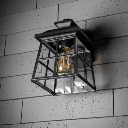 CGC HENRI Black Outdoor Wall Lantern Light