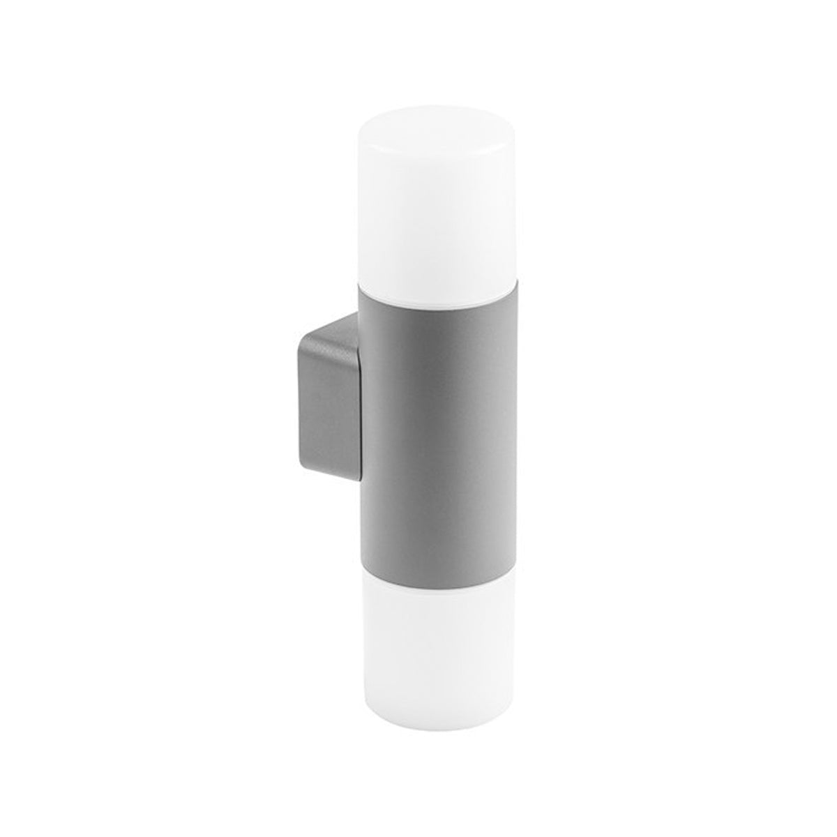 Our Cortez wall light looks great in modern settings. This wall light has a modern tube design with anthracite finish aluminium body and 2 polycarbonate opal diffusers. This wall light is perfect for any outdoor space requiring light and security such as gardens, driveways, doorways workspaces, pubs and hotels.