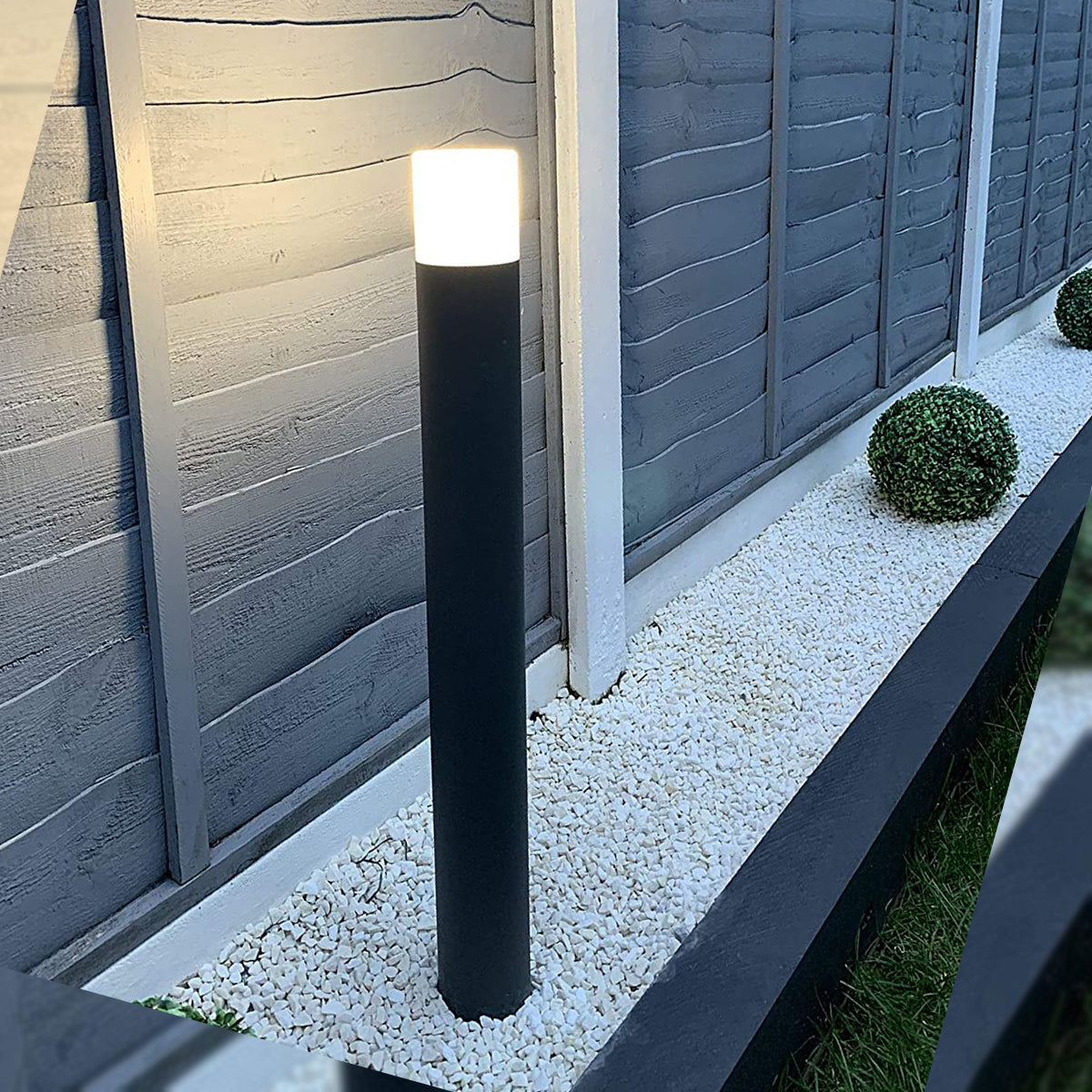 Our Cortez dark grey outdoor post light would look perfect in a modern or more traditional home design. Outside post lights can provide atmospheric light in your garden, at the front door or on the terrace as well as a great security solution. It is designed for durability and longevity with its robust material producing a fully weatherproof and water resistant light.