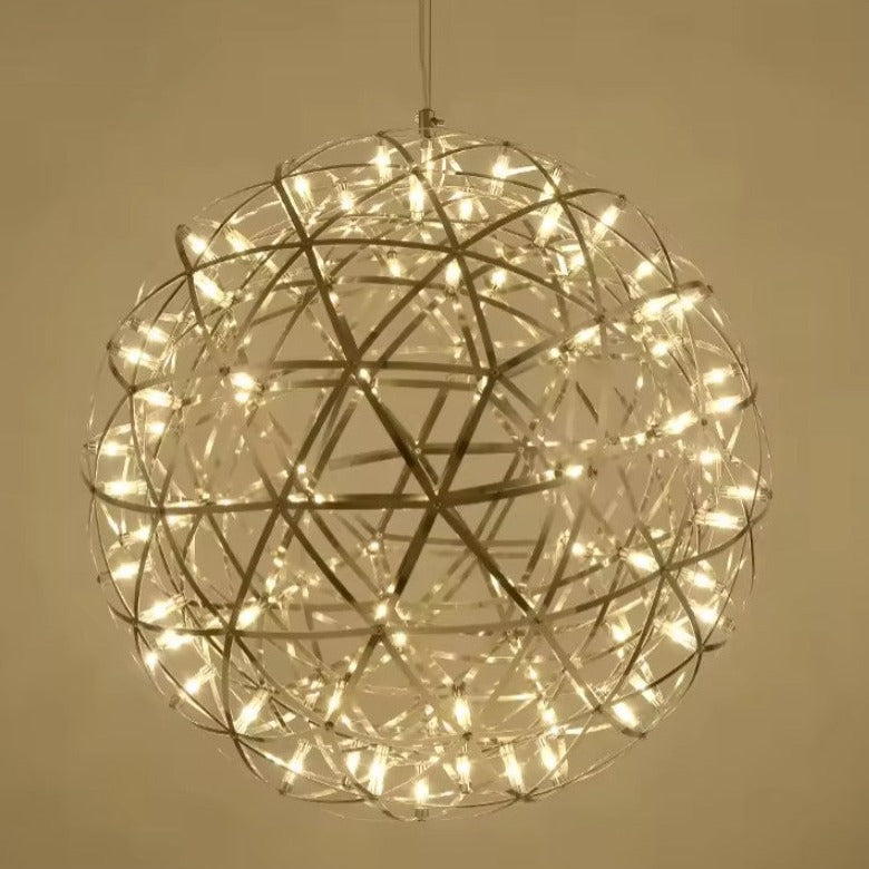 This LED starburst sparkle pendant light will create a talking point in any space and can be placed together with the other size starburst lights to create something truly spectacular