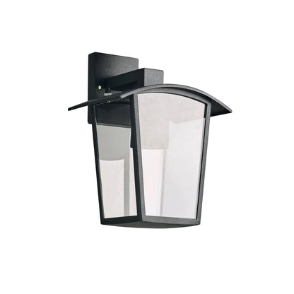 If you’re looking for a modern take on a traditional outdoor wall light, this black lantern  wall light with clear diffuser is perfect for adding style and protection for your home. This classic design with a contemporary twist, styled with a metal lantern shape and fitted with clear polycarbonate diffusers that allows the light to shine effectively.  This product also contains an imposing black finish, making it ideal for any home design - adding a statement to any wall it fits in