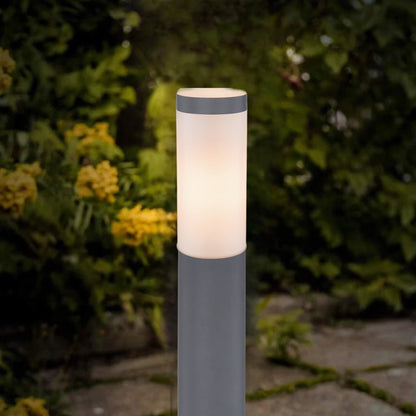 Our Rome dark anthracite grey outdoor post light would look perfect in a modern or more traditional home design. Outside post lights can provide atmospheric light in your garden, at the front door or on the terrace as well as a great security solution. It is designed for durability and longevity with its robust material producing a fully weatherproof and water resistant light fitting.   Also comes in a matching wall light and 0.5m post light version search Rome