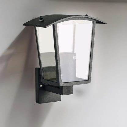 If you’re looking for a modern take on a traditional outdoor wall light, this black lantern  wall light with clear diffuser is perfect for adding style and protection for your home. This classic design with a contemporary twist, styled with a metal lantern shape and fitted with clear polycarbonate diffusers that allows the light to shine effectively. 