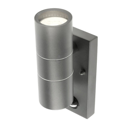 Our Mia outdoor single down light is modern and stylish in its appearance.  It comes in a cylinder design mounted on a rectangle back plate complete with clear glass diffuser and built in PIR motion sensor. It is designed for durability and longevity with its robust material producing a fully weatherproof and water resistant light fitting