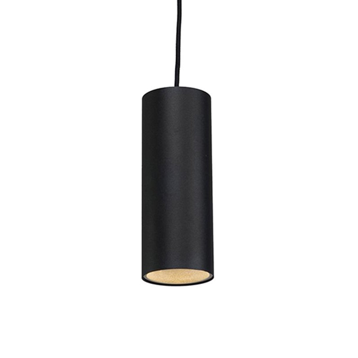 CGC RUTH Black Suspended Cylinder Ceiling Light