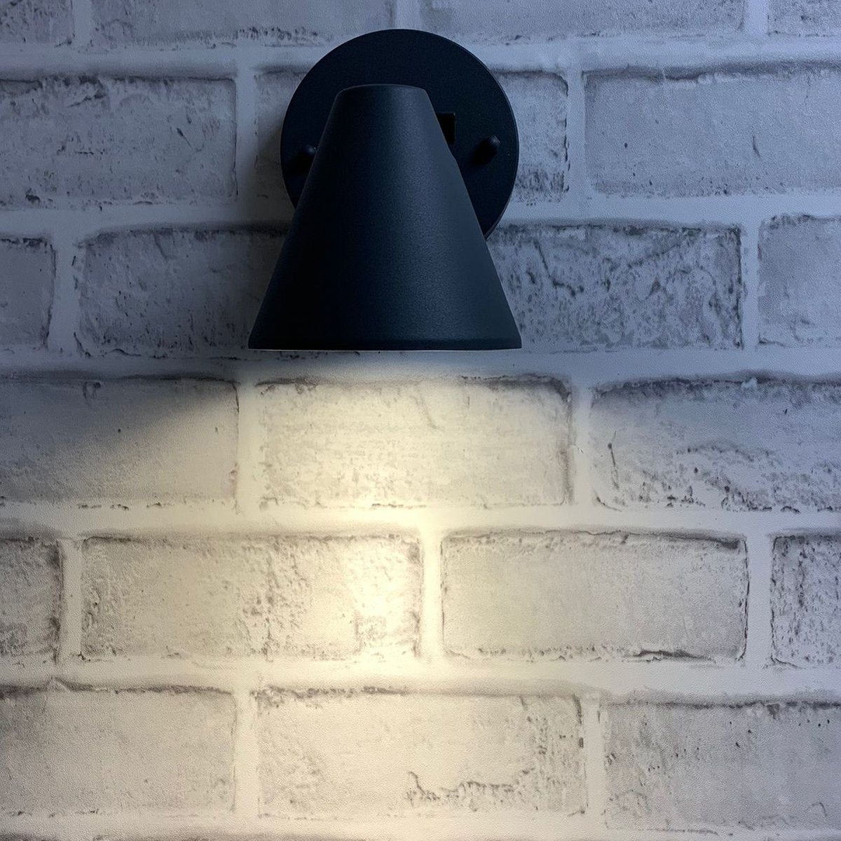 CGC MOLLY Dark Grey Cone Outdoor Wall Light