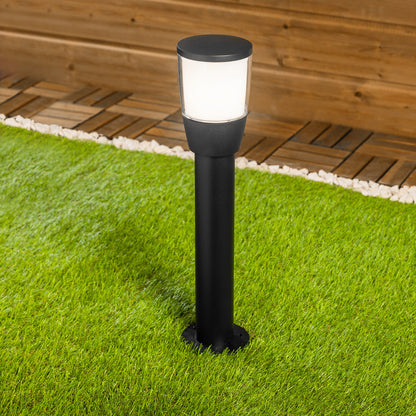 Our Toro post light looks great in modern and traditional spaces. Our post light has a simple round design, and its aluminium body is complemented by an opal diffuser. This post light is perfect for any outdoor space requiring light and security such as gardens, driveways, doorways work spaces, pubs and hotels.