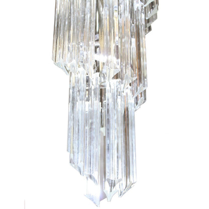 CGC SKYLAR Grande Crystal Spiral Chandelier