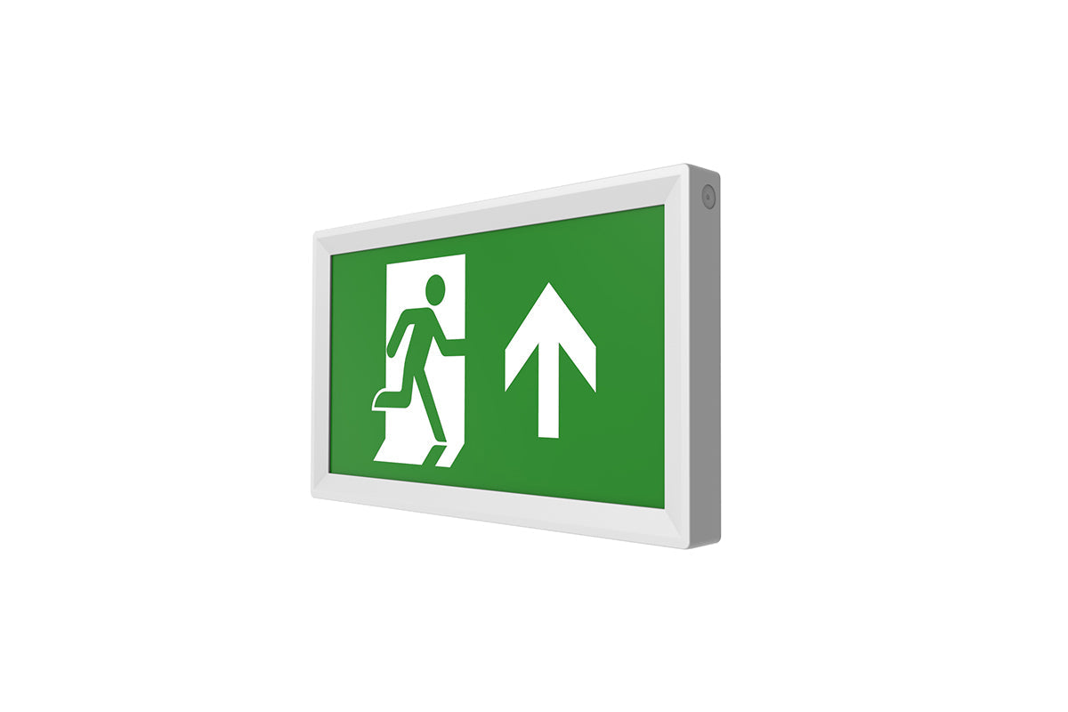 CGC White Emergency Exit Box Wall Mounting with Legends – CGC Lighting